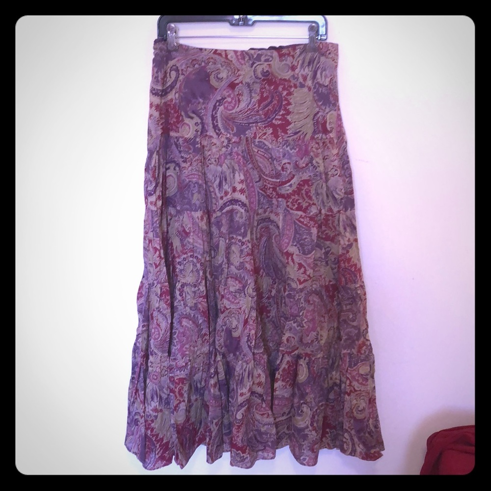 Ralph Lauren gauze skirt.